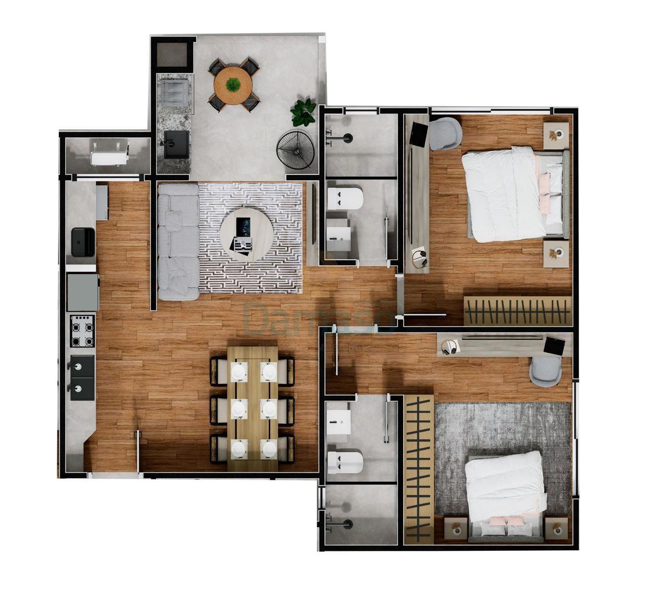 Apartamento, 2 quartos, 72 m² - Foto 32