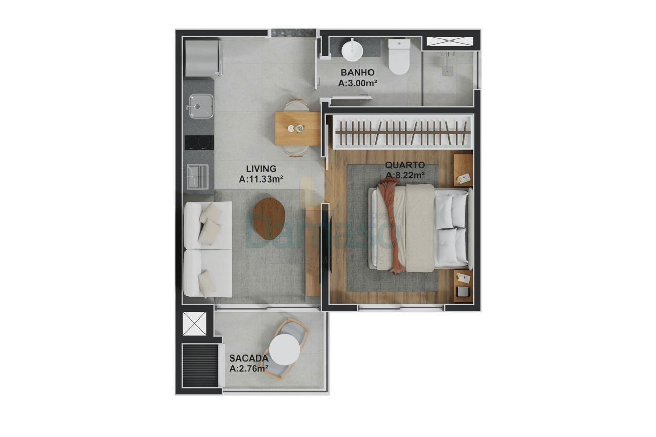 Apartamento, 1 quarto, 30 m² - Foto 28