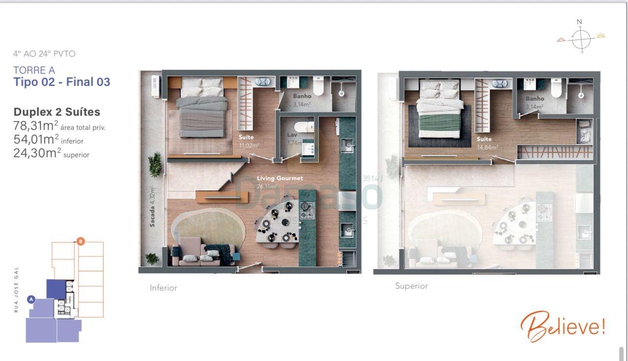 Apartamento, 2 quartos, 76 m² - Foto 31