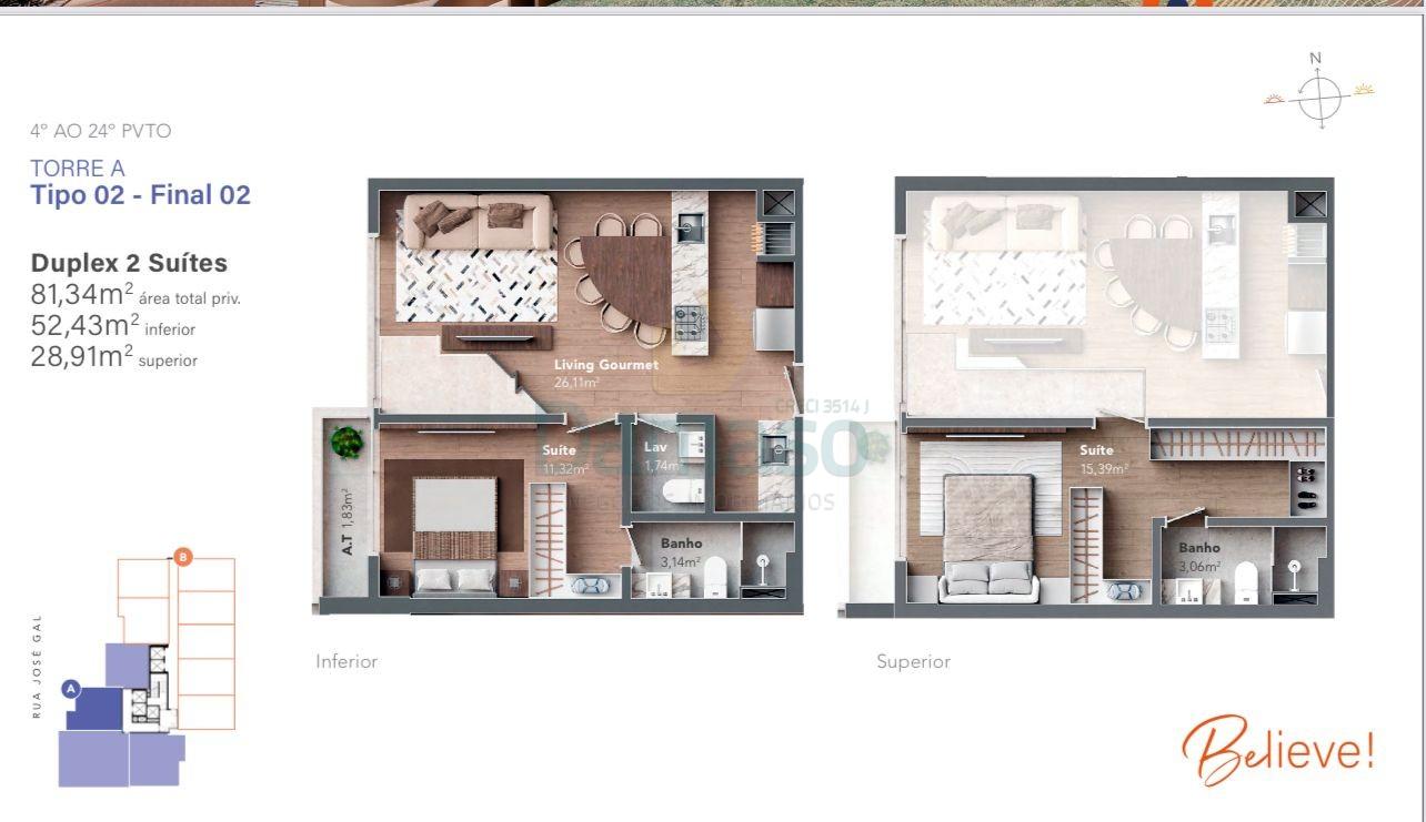 Apartamento, 2 quartos, 76 m² - Foto 29