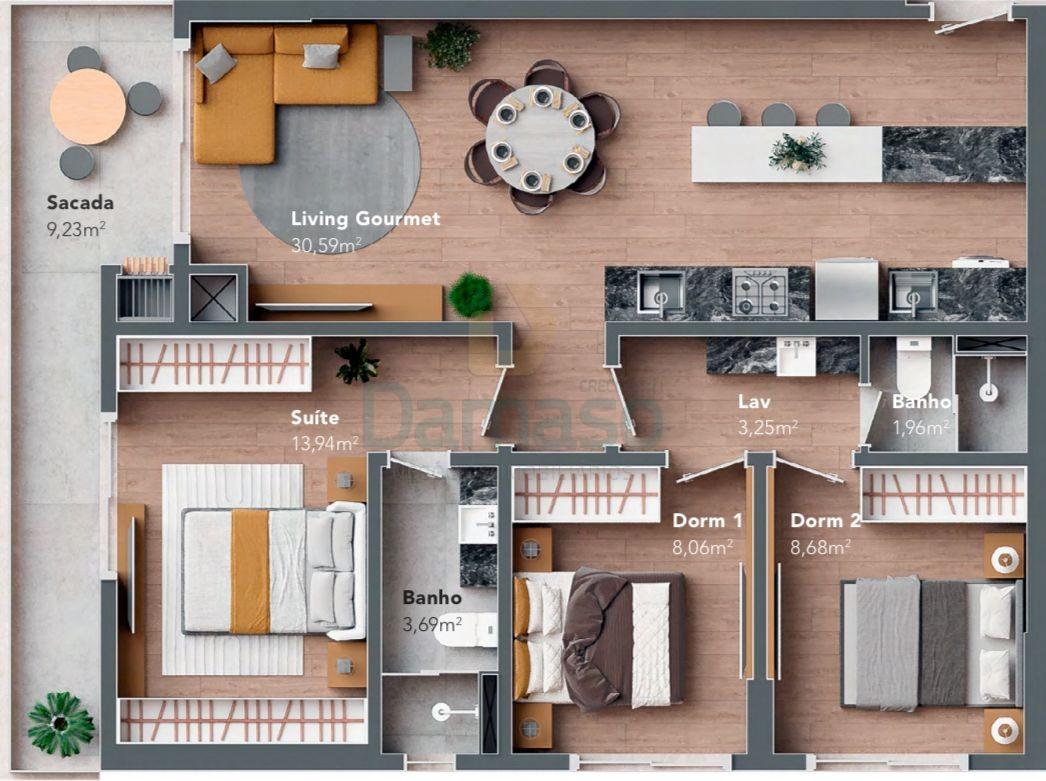 Apartamento, 3 quartos, 92 m² - Foto 31