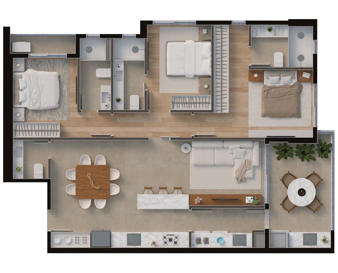Apartamento, 3 quartos, 95 m² - Foto 22
