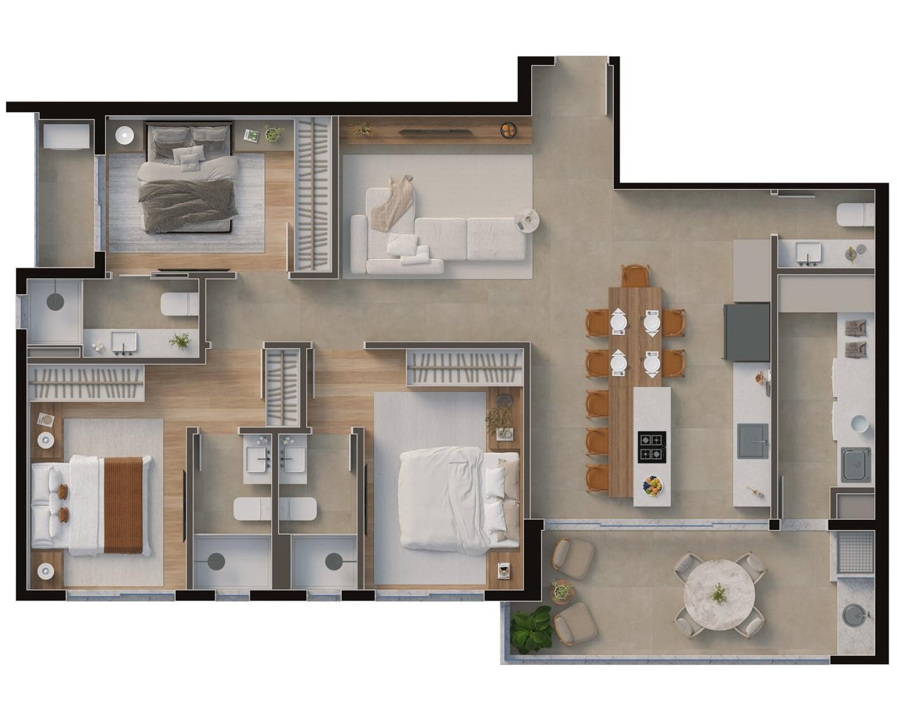 Apartamento, 3 quartos, 95 m² - Foto 21